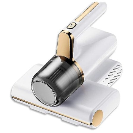 Håndstøvsuger, middsuger med UV-C lys, middstøvsuger, middstøvsuger for madrasser, sofa, tepper hvit -Sy