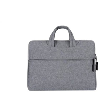 Konferens bärbar portfölj herr stor kapacitet Oxford tyg filväska anpassad affärs bärbar dator väska grå)