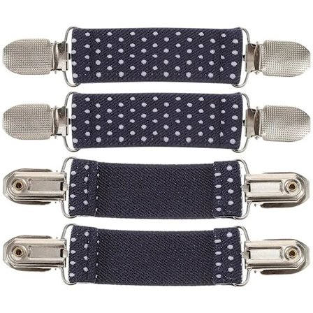 4-pakning Vanteklemmer for Barn - Vintervanteholdere - Sklisikre Klemmer