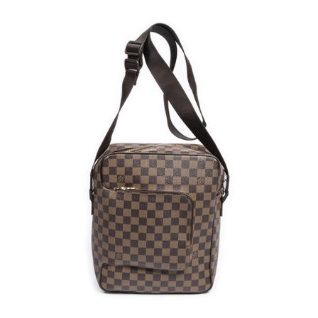 Louis Vuitton Vintage, Pre-owned Olav MM Bruin, Heren, Maat:ONE Size