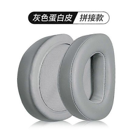 Erstatningsøreputer for Asus ROG Delta Gaming Headset grått proteinlær