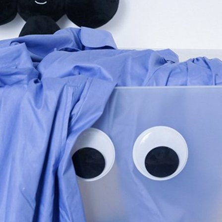 2 stk Googly Eyes Wiggle Eye Resin Selvklistrende Håndverkstilbehør Hjemmedekorasjon for Kjøleskap 8cm / 3.15in Svart Hvit