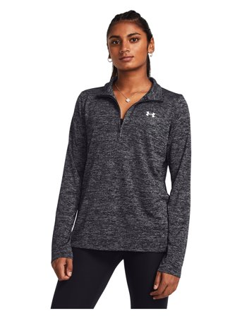 Under Armour Tech 1/2 Zip- Twist - Black - M