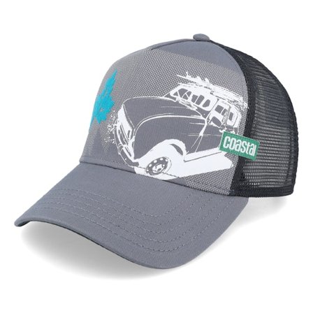 Coastal - Grå trucker Caps - "New ""b"" Charcoal Coastal Trucker" @ Hatstore