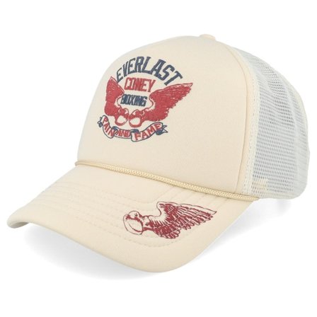 Coney Island Picnic - Beige trucker Caps - X Everlast Fame Oatmeal A-Frame Trucker @ Hatstore