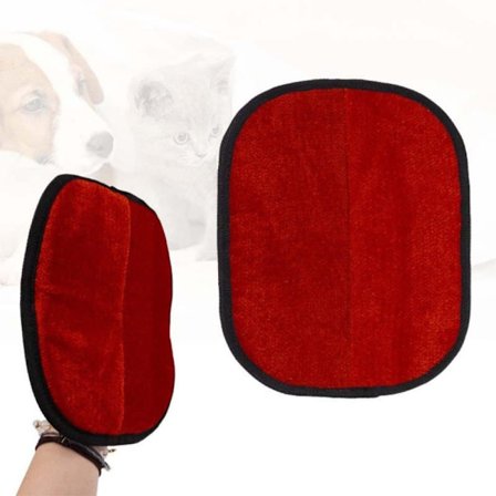 Pelsfjerningshanske med dobbeltsidig design – antistatisk og slitesterk for effektiv pelspleie