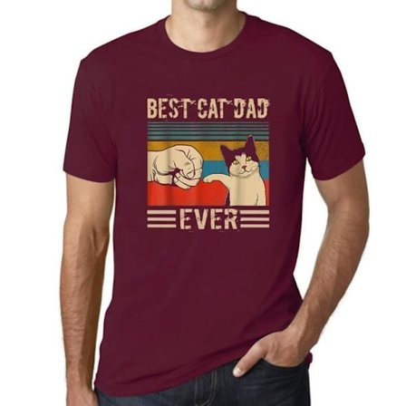 T-shirt herr The Best Cat Dad Ever Fist Bump – Best Cat Dad Ever Fist Bump – Vintage T-shirt