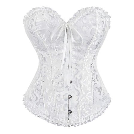 Dame Snøring Bonet Overbyste Korsett Bustier Undertøy Bodyshaper Topp Prinsessekorsett