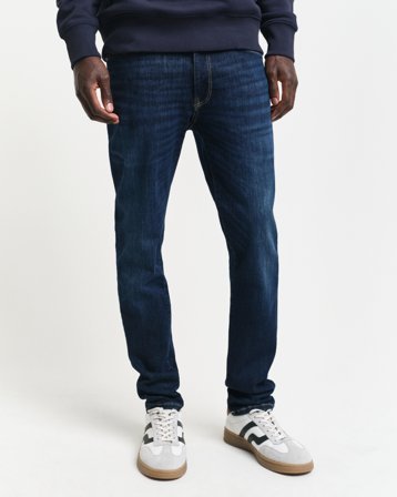 GANT Herren Extra Slim Fit Active Recover Jeans (33/34) Denim Melange