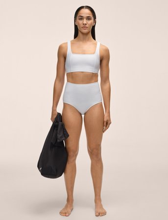 Casall Waffle Ultra High Bikini Hipster - White - 40