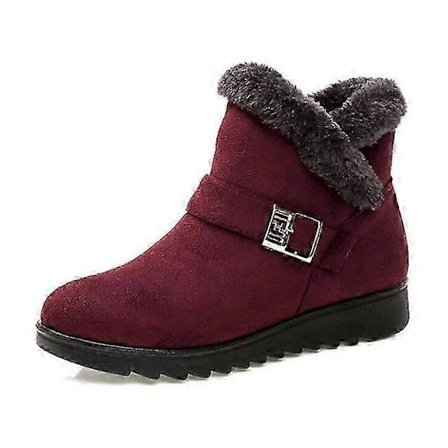 Lämpimät lumikengät lyhyt tekoturkis pehmo talvi nilkkurit XL platform naisten mokkanahkaiset puuvillakengät naisille mukavat dropshipping