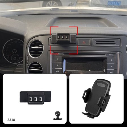 Mobilholder Volkswagen Tiguan/Polo/Golf Sportsvan – Modelltilpasset Løsning Uten Boring