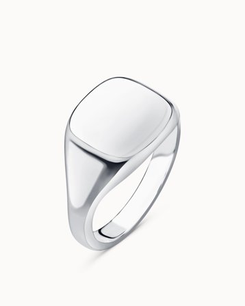 Signetring Billie 950 Platin - Forlovelsesringe & Vielsesringe hos Vanbruun