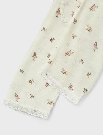 name it Nmfwang Wool Needle Legging Noos - Cream - 92