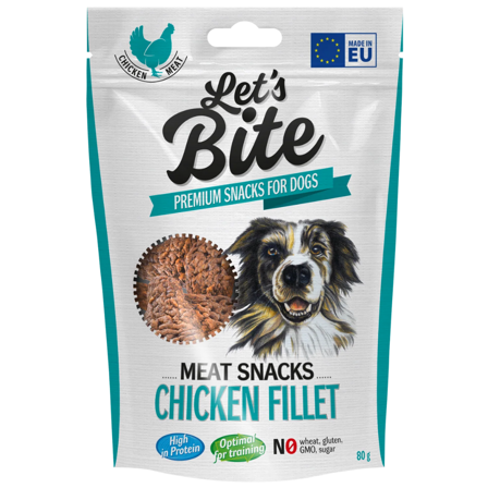 Let's Bite Meat Snacks Kycklingfilé 80 g