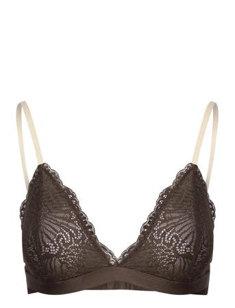 Yolanda Bra 14304 Lingerie Bras & Tops Soft Bras Triangle Bras Ruskea Samsøe Samsøe