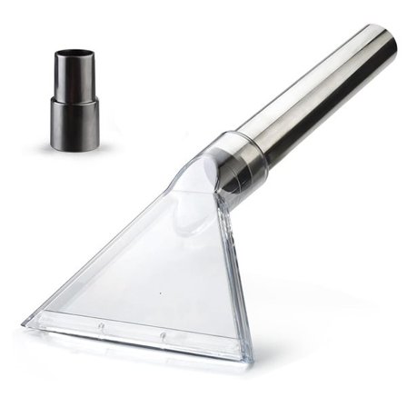 Universelt støvsugermunnstykke i gjennomsiktig plast