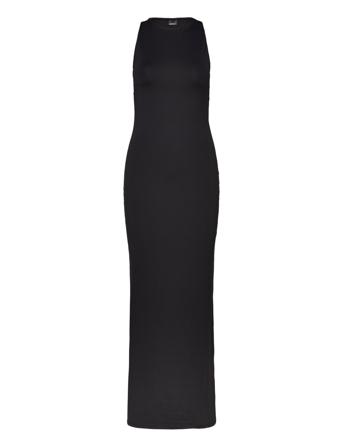 Stretchy Sleeveless Maxi Dress Dresses Cocktail Dresses Svart Gina Tricot*Betinget Tilbud
