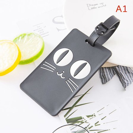 1 kpl PVC Soft Luggage Tag Personal boarding Tag Airplane L - varastossa