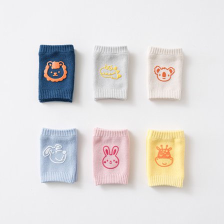 Babykryp-skydd mot halk, Unisex Baby Toddlers Knäskydd 6 par