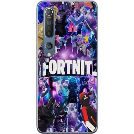Kompatibel Mobilcover til Xiaomi Mi 10 5G Epic Battle Royale Gamer Collage Neon Action Style