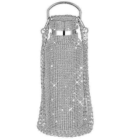 Bling Vattenflaska Diamant Vattenflaska Strass Glitter Vattenflaska[D]