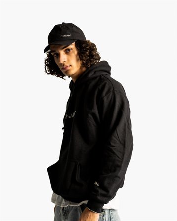 SMALL LOGO CAP SHORT BRIM - BLACK