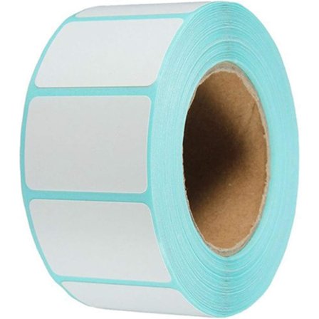 Förpackning med 800 vita självhäftande etiketter 60 mm x 30 mm för frys Ja