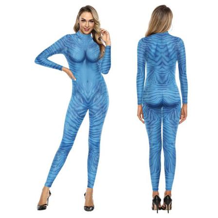 Halloween Vuxen Avatar Rollspel One Piece Kostym Female Xl