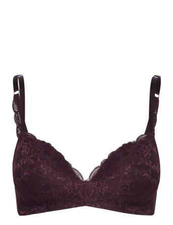 Bra Flora Emelie Lace Lingerie Bras & Tops Soft Bras Non Wired Bras Liila Lindex