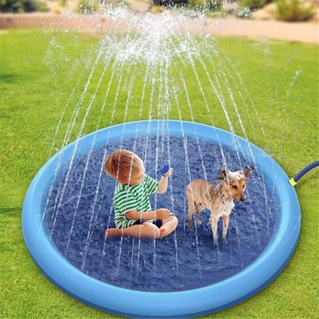 Pet Sprinkler Pad Barn lekmatta Vattenspray