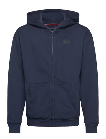Tommy Hilfiger | Tonal Flag Emb Zip Hoodie | 140