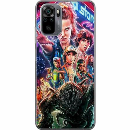 Xiaomi Redmi Note 10s Genomskinligt Skal Stranger Things
