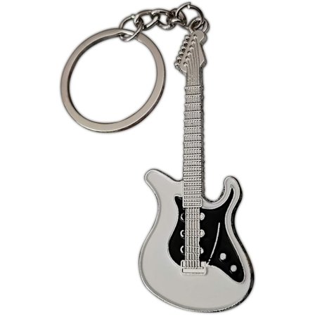 Gitarr Nyckelring Fin Nyckelring Souvenir Present till Honom eller Henne