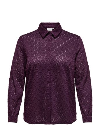 ONLY Carmakoma Caraubrey L/S Shirt Jrs - Purple - 50-52