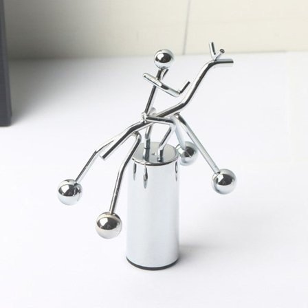 Newton heiluri fysiikka mekaniikka rauta hevonen ratsastus ikuinen liike kone kompressio juomalasi lelu koti koristelu