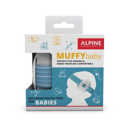 Alpine Hearing Protection Høreværn Muffy Baby Baby Blue, Tøj & Bolig, Ører, Ørepropper
