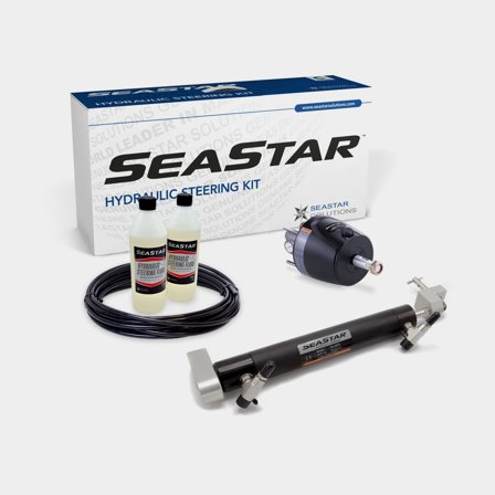 Hydraulstyrningspaket SeaStar, till drev för inombordare upp till 300 hk + rattpump + hydraulslang + olja + cylinder HC5331-3