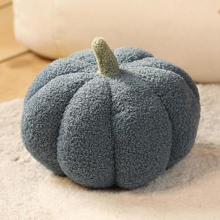 Pumpa Plysch Leksak Halloween Dekor Kudde Present Blue 28cm