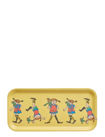Tray 27X13Cm Pippi Longstocking Yellow Muurla