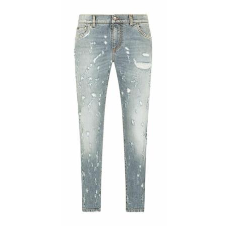 Dolce & Gabbana Slim-fit Jeans blå, Herr, Herr, Storlek: M