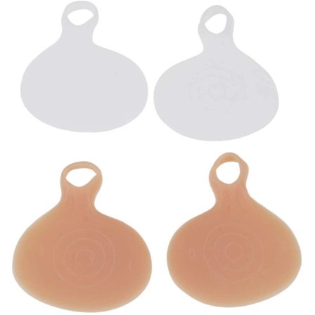 2 Par Heel og Forfot Gel Puter Metatarsal Ball of Foot Pads Halv