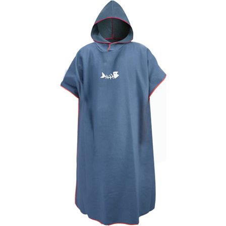 Ranta-/surffaus-/uintipyyhe aikuisille ja lapsille - Poncho hupulla
