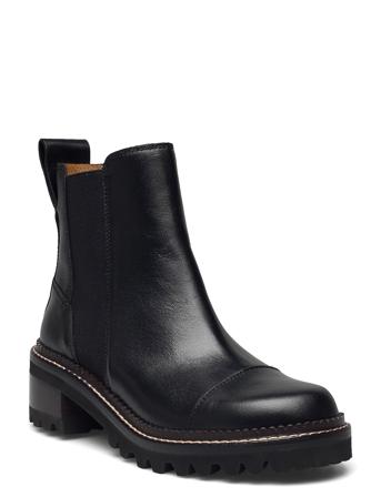 Mallory Ankle Boot Black See By Chloé