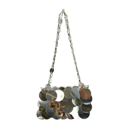 Paco Rabanne Nano Sparkle Tas , Grijs , Dames , Maat: ONE Size Schoudertassen