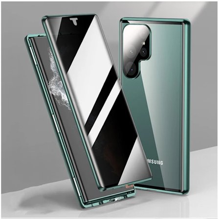 sekretess doubelfodral för Iphone 13 mini grön