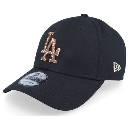 New Era - MLB Black adjustable Czapka Z Daszkiem - Los Angeles Dodgers Seasonal Infill 9FORTY Black Adjustable @ Hatstore