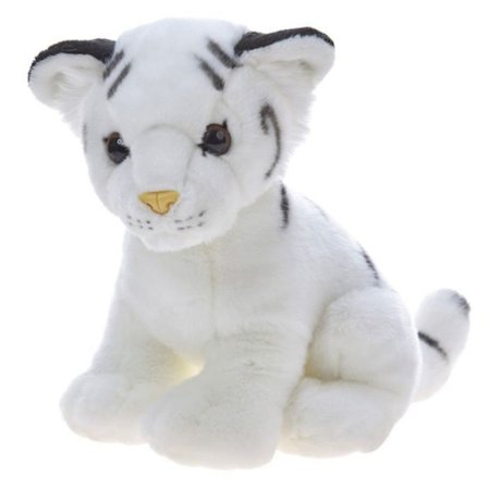 Teddy Beppe Maskot Vit Tiger 35 cm