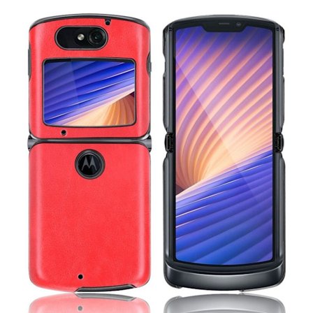 Croco Motorola Razr 5G kotelot - Punainen