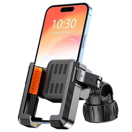 Mobiltelefonholder cykel, kamera blokerer ikke, mobiltelefonholder motorcykel, mobiltelefonholder cykel til MTB/scooter